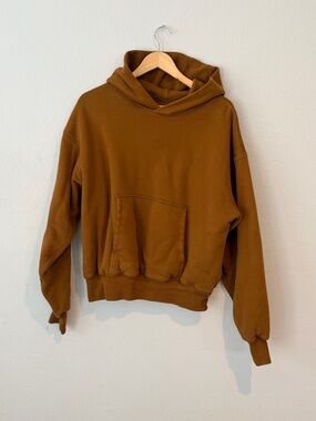 Yeezy X GAP Engineered by Balenciaga Double Layer Hoodie Light Brown Size Small